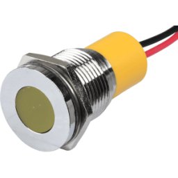 APEM APM Q16F3C Y24E - Lámpara de señalización LED, amarilla, 24 V