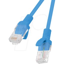 LANBERG LBG 610CC0050B - Cable de parche RJ45 CAT 0,5 m azul