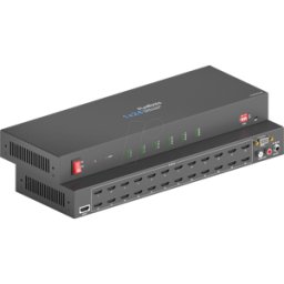 PURETOOLS PT-SP-HD124DA - HDMI Splitter, 24 puertos, 4K 60 Hz, scaler, desincrustaci&oacut