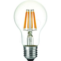SCHIEFER LIGHTING SCHI LX023870602 - Lámpara LED E27, 6,5 W, 630 lm, 2500 K, filamento, regula