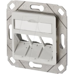 METZ CONNECT BTR 1309161102-E - Módulo para caja de conexiones UPk 3 Port, blanco puro