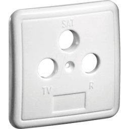 GOOBAY 67051 - Cubierta de 3 orificios para tomas de antena