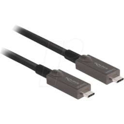DELOCK 84147 - Cable óptico activo USB-C™ de vídeo + datos + PD de 8 m