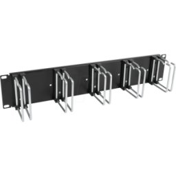 EFB-ELEKTRONIK EFB 699983TS1 - Panel de gestión de cables 2U de 19", 5x doble soporte, 75 mm, n