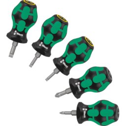 WERA 05008871001 - Juego de destornilladores Stubby Set 2