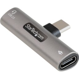 STARTECH.COM ST CDP2CAPDM - Adaptador de audio y carga USB-C, audio USB-C.