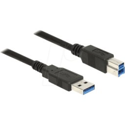 DELOCK 85069 - Cable USB 3.0, conector A macho a conector B macho, 3,0 m