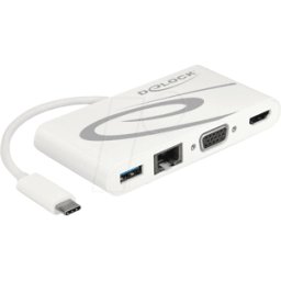 DELOCK 87731 - Estación de acoplamiento/puerto replicador, USB 3,1, orde