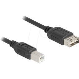 DELOCK 81530 - Cable USB 2.0, conector B a toma EASY A, 1 m