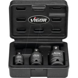 VIGOR VI V5505N - Juego de articulaciones de atornillador de impacto, V5505N, 3 pi