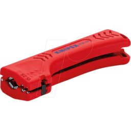 KNIPEX KN 16 90 130 SB - Herramienta pelacables, 130 mm, para cables redondos, 13,0 mm de
