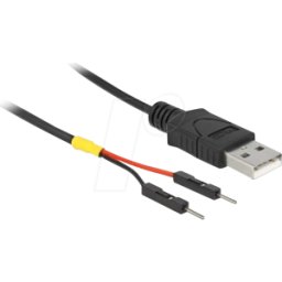 DELOCK 85400 - Cable de alimentación USB Tipo-A a 2 x cabezal con pines separad