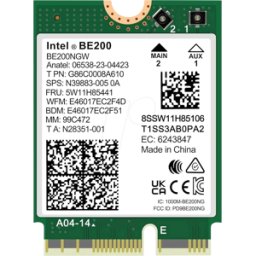 INTEL BE200W7 - Adaptador WLAN, tarjeta M.2 2230, Wi-Fi 7