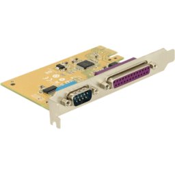 DELOCK 89446 - 2 puertos, paralelo, serie, tarjeta PCIe