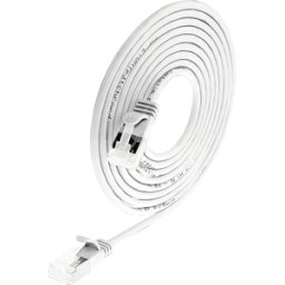 SLIM SL6A 2 WS - Cat.6a Cable ligero DELGADO, U/FTP, 2,0 m, blanco
