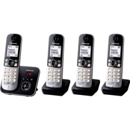 PANASONIC PAN KX-TG6824GB - Teléfono DECT, con contestador automático, 4 teléfonos
