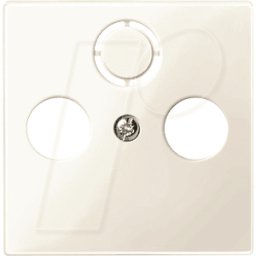 MERTEN EL SM 296744 - Sistema M, placa central, caja de antena, blanco, brillante