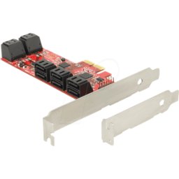 DELOCK 89384 - Tarjeta PCIe > 10 SATA interno de 6Gb/s
