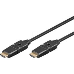 GOOBAY 61289 - Cable HDMI macho/macho, 360°, 4K 60 Hz, 3 m