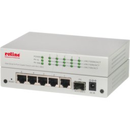 ROLINE 21143523 - Switch, 6 puertos, Gigabit Ethernet, SFP