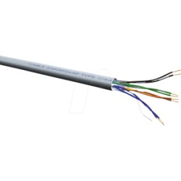 VALUE 21990596 - Cable de red Cat.5e, UTP, gris, 300 m