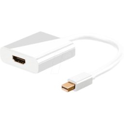 GOOBAY 67880 - Adaptador DisplayPort, conector Mini DP a toma HDMI