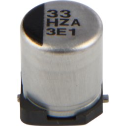 PANASONIC EEHZA 33U 50 - SMD híbrido de polímeros ELKO, 33 microF, 50 V, 6,
