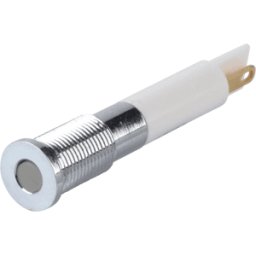 APEM APM Q6F1C W12E - Lámpara de señalización LED, blanca, 12 V,
