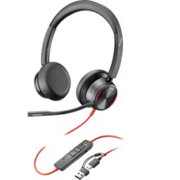 HEWLETT PACKARD HP 8X223AA - Auriculares, Blackwire 8225, estéreo, USB-C +USB-C/a