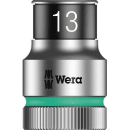 WERA 05003732001 - Inserto de llave de vaso, hexágono exterior, 1/2", 12