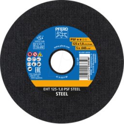 PFERD TOOLS PFERD 61719010 - DISCOS DE CORTE EHT 125-1,0 PSF ACERO