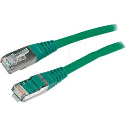 FREI PATCHKABEL 05 GN - Cable de red CAT 5e de 0,5 m, verde, RJ45