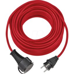 BRE 1161850 - Cable de extensión BRENNENSTUHL DE goma, 10 m, cable en r