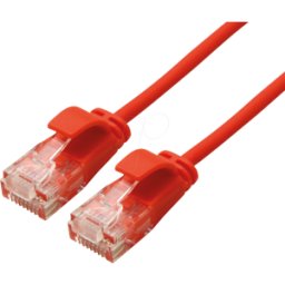 ROLINE GREEN ROLINE 21443915 - Cat.6a SLIM cordón de parche, UTP, rojo, 2m.