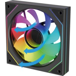 XI XF078 - XILENCE XPF120UR.ARGB ventilador de caja inversa, 120 mm