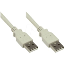 GOOD CONNECTIONS GC 2212-AA05 - Cable USB 2.0, a macho a macho a macho, gris, 0,5 m