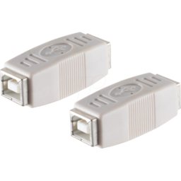 SHIVERPEAKS SHVP BS77043 - Adaptador USB 2,0, conector tipo B > conector tipo B, gris
