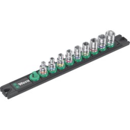 WERA 05005420001 - Juego de inserto de llave de vaso Zyklop, 1/4", imperial