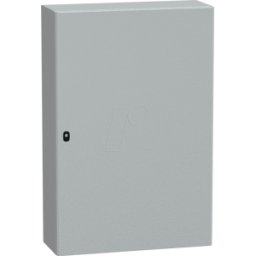 SCHNEIDER ELECTRIC NSYS3D12830P - Carcasa de acero S3D puerta sólida con placa de montaje 1200 x 8