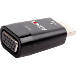 LINDY 38194 - Adaptador HDMI, conector HDMI a conector VGA