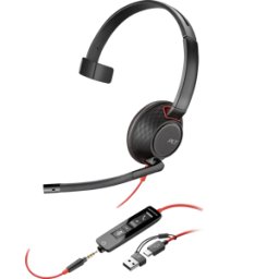 HEWLETT PACKARD HP 8X230AA - Auriculares, Blackwire 5210, mono, USB-C, +3,5MM, +USB-C/A