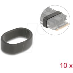 DELOCK 18409 - Anillo de goma para la fijación para M.2 SSD y disipador