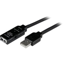 STARTECH.COM ST USB2AAEXT20M - Cable alargador USB 2.0 conector a > conector hembra 20 m