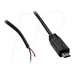 BKL MUSB 10080100 - Micro USB-B - extremos libres, 1,8 m, sw