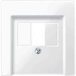MERTEN EL SM 296019 - Sistema M, placa central, inserto TAE/USB, blanco polar, brillan