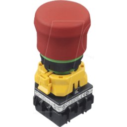IDEC ID XW1EBV4TG04MF - Interruptor de parada de emergencia XW, 38 mm, 4 NC