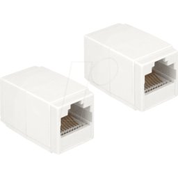 DELOCK 86249 - Adaptador Delock RJ45 hembra/hembra Cat.6 UTP