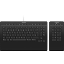 3DCONNEXION 3DX PRO 700091DE - Teclado, USB, 3D, negro, DE