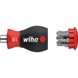 WIHA 10386 - Juego de puntas SoftFinish® , 7 piezas mixtas, Stubby