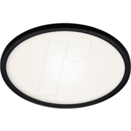 BLULAXA 50957 - Lámpara de techo, 18 W, 2200 lm, 3000 K, anillo negro